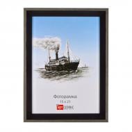 Рамка для фото Арт-Сервіс ЭА-01340 1 фото 15x21 см коричневый с серебристым