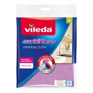 Серветка універсальна Vileda Actifibre 32х28 см 1 шт./уп. фіолетова