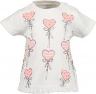 Футболка для девочек Blue Seven хлопок 100% Сердечко р.74 белый 901121 X * 98