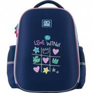 Ранец школьный GoPack Education полукаркасный Love wins! GO23-165M-2