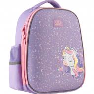Ранец школьный GoPack Education полукаркасный Cute unicorn GO23-165M-3