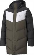 Пуховик Puma Long Down Coat 53219244 хаки