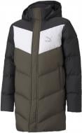 Пуховик Puma Long Down Coat 53219244 хаки