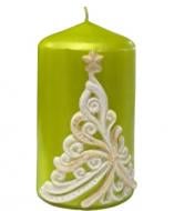Свеча декоративная 70х120 Ель зеленая Pako-If