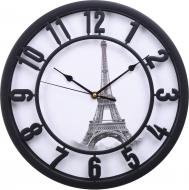 Часы настенные Paris 30х30х5 см (WSH-0198) черный