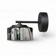 ВІТРИНА! Бра LIGHT SET DUSHA MS241-B 12 Вт GX53 чорний/димчастий