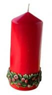 Свеча Цилиндр 80х120 Новогодний венок Pako-If