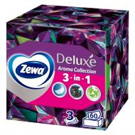 Серветки паперові у коробці Zewa Deluxe косметичні тришарові з ароматом 60 шт.
