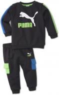 Спортивний костюм Puma Minicats CLSX Crew Jogger 53181601 р. 80 чорний