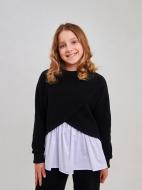 Джемпер для девочки Smil р.128 черный 116643