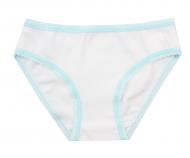 Трусы для девочки Luna Kids с мятным кантом р.152-158 белый