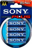 Батарейка Sony Stamina Plus AA (R6, 316) 4 шт. (30703021)