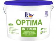 Краска латексная водоэмульсионная FT Professional Optima Interior Base A глубокий мат белый 3 л Краска латексная водоэмульсионная FT Professional Optima Interior Base A глубокий мат белый 3 л