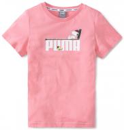 Футболка Puma x PEANUTS Tee 53182426 світло-рожевий
