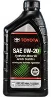Моторное масло синтетическое Toyota 0W-20 1 л (002790wqte)