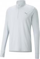 Джемпер Puma RUN FAVORITE 1/4 ZIP M 52315380 р. S серый