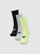 Шкарпетки 4F SOCKS CAS U358 (3pack) 4FWSS25USOCU358-90S р.43-46 різнокольоровий 3 шт.