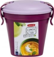 Стакан с крышкой Lunch&Go 0,4 л фиолетовый 225060 Curver