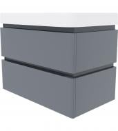 Тумба подвесная Сансервіс Hilton2-80 сер.мат. с умывальником Zen-80 Тумба подвесная Сансервіс Hilton2-80 сер.мат. с умывальником Zen-80