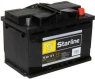 Акумулятор автомобільний STARLINE S BE 75R-640 75Ah 640A 12V «+» праворуч (S BE 75R-640)