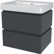 Тумба подвесная Сансервіс Hilton2-60 ант.мат. с умывальником Zen-60 Тумба подвесная Сансервіс Hilton2-60 ант.мат. с умывальником Zen-60