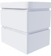 Тумба подвесная Сансервіс Hilton2-60 белая с умывальником Zen-60 Тумба подвесная Сансервіс Hilton2-60 белая с умывальником Zen-60