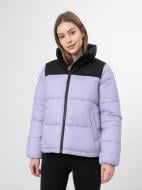 Куртка женская демисезонная 4F WOJACKET KUDP014 H4Z22-KUDP014-51S р.S черно-фиолетовая