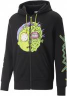 Джемпер Puma RICK AND MORTY FULL ZIP 53709801 р. L черный Джемпер Puma RICK AND MORTY FULL ZIP 53709801 р. L черный