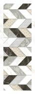 Плитка InterCerama Axon декор серый 15х40 / Д 229 071