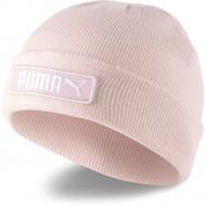 Шапка Puma Classic Cuff Beanie Jr 02346202 р.one size светло-розовый