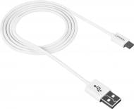 Кабель Canyon USB – microUSB 1 м белый (CNE-USBM1W)