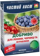 Добриво Чистий Лист для лохини, чорниці та журавлини 300 г