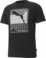 Футболка Puma Cat Box Tee 58776601 р.2XL черный