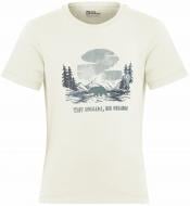 Футболка Jack Wolfskin GRAPHIC COTTON T KIDS A64185_T0218 р.140 белый Футболка Jack Wolfskin GRAPHIC COTTON T KIDS A64185_T0218 р.140 белый