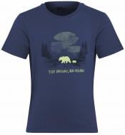 Футболка Jack Wolfskin GRAPHIC COTTON T KIDS A64185_T0220 р.128 синий