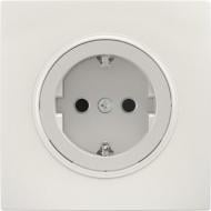 Розетка із заземленням HausMark Bela білий SNG-SCP.RD20MG1WG-WH