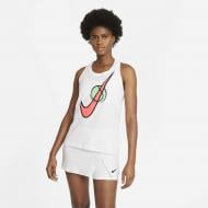 Майка Nike W NKCT TANK SWOOSH TENNIS DC5252-100 р.S белый