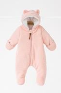 Комбинезон детский для девочек Mag Baby велюровый "Tim" р.74 пудровый 135595