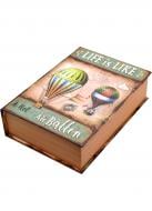 Коробка подарочная прямоугольная воздушный шар 23х16х6 см