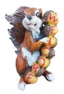Скульптура садова Наша Кераміка Білка з жолудями Welcome