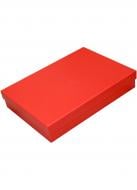 Коробка подарочная прямоугольная красный 40х30,5х8,3 см