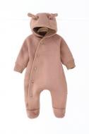 Комбинезон детский унисекс Mag Baby на флисе "Remi" р.74 коричневый 135797