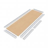 Полка для стеллажа 1000x400 мм Меткас Бюджет МДФ цинкованный