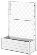 Вазон пластиковый Stefanplast Italia прямоугольный 80 л белый (80019)