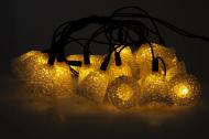 Электрогирлянда Девилон кристаллические звезды желтый светодиодная (LED) 20 ламп 4 м