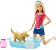 Кукла Barbie Веселое купание щенка DGY83