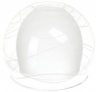 Плафон Bordo Е27 Accento lighting ALPL-PLE85-glass белый с рисунком