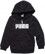 Джемпер Puma Boys ESS FZ Hoody 84762101 р. 176 чорний