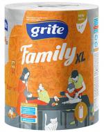 Бумажные полотенца GRITE Family XL двухслойная 1 шт.