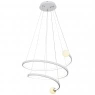 ВИТРИНА! Люстра подвесная Victoria Lighting 76 Вт серебряный Plaza/SP1 white